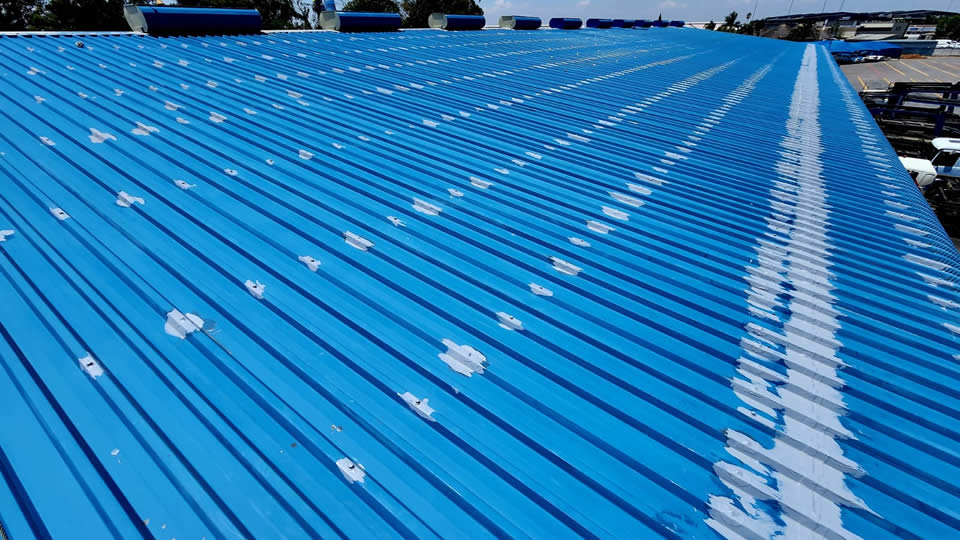 StretchSeal Waterproofing on Roof Sheeting